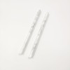 Jusmioke 15 Pack 0.5"X12" Carrara White Marble Pencil Liner Tile,