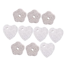 WOONEKY 10pcs Hamster Molar Grinding Stones for Teeth Care Natural Lava Rock Chew Toys for Chinchillas Rabbits and Guinea Pigs Safe Durable and Health-Focused Pet