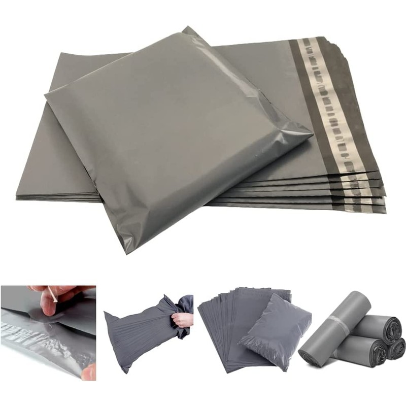 Pack of 5-24 x 28 Inch | Grey Plastic Mailing