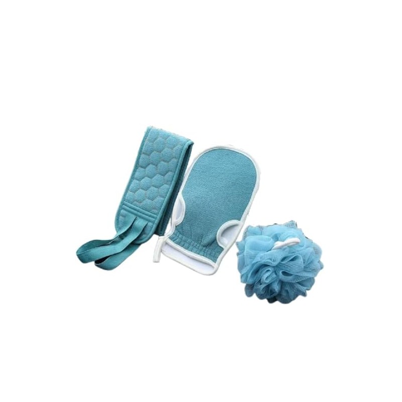 3pcs/Set Bath Body Shower Back Scrubber Brush Set for Shower