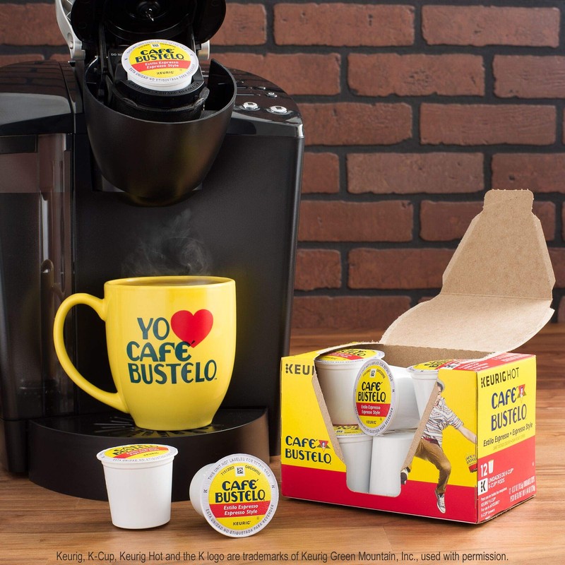 Café Bustelo Espresso Style Dark Roast Coffee, 32 K Cups