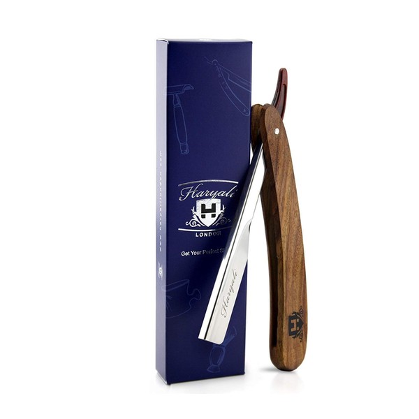 Pure Rose Wood Handle Barber Style Straight Men's Shaving Cut Throat Razor. For All Kind of Shave