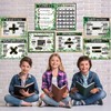Pasimy 8 Pcs Eucalyptus Math Posters Greenery Math Bulletin Board