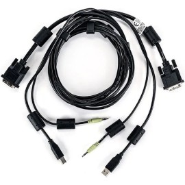 UD_Vertiv Avocent USB Keyboard and Mouse, DVI-D and Audio Cable, 6 ft. forVertiv Avocent SV and SC Series Switches