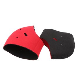 Healvian 2 Pairs Heel Protector Socks with Ventilation Holes Cracking Stretchy Heel Covers for Plantar Fasciitis Relief Achilles Support Comfortable Fit for Shoes Sneakers Boots Black