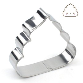 GXHUANG Cute Dung Cookie Cutter - Stainless Steel (Poo)
