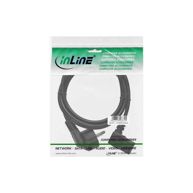 Set of 3 InLine Earthing Contact Angled to IEC Plug