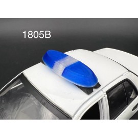 Non-operating Lightbar 1/18 Blue Federal Signal Vista Lightbar Kentucky Mass State Police Sheriff Fire