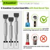 K Kwokker Upgraded Self Centering Drill Bit Set 1/4" Hex