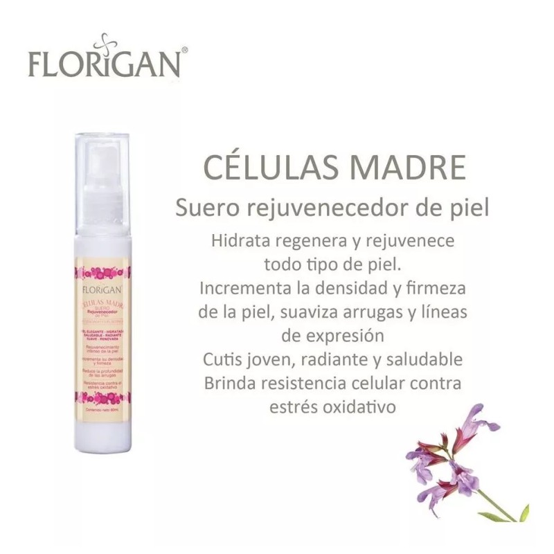 Florigan Celulas Madre Suero Rejuvenecedor Con Retinol 3 Piezas