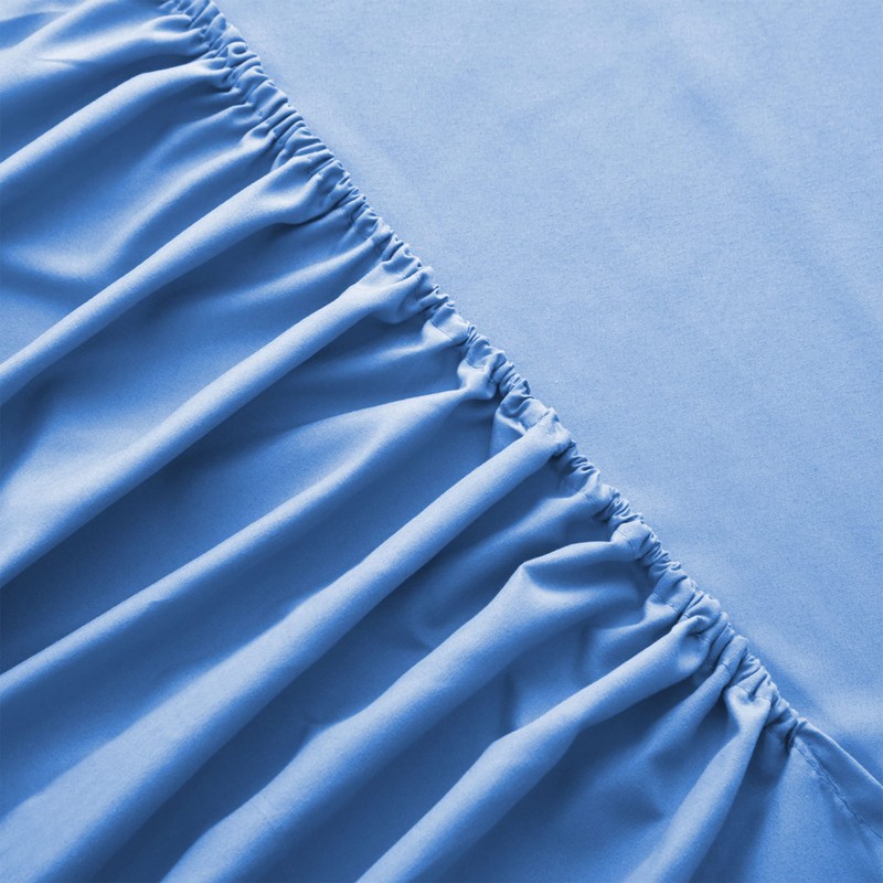 AMEHA Fitted Sheet Double 25 cm Deep Bed Sheets Easy
