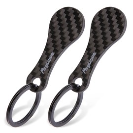 Payivsve 2 Shopping Trolley Releasers Made of Unbreakable Carbon | Shopping Trolley Key Ring for Front Loader Shopping Trolley | Removable Shopping Trolley Token Shopping Chip Key Ring
