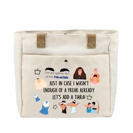 VAMSII Princess Movie Diaries Makeup Bag Mia-Thermopols Gifts Princess Genovia Cosmetic Pouch Movie Fan Gifts (DiariesBag2)