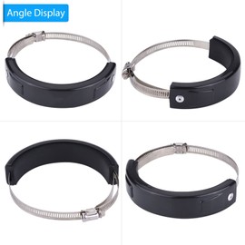Exhaust Slider Protector, 100mm-140mm Universal Motorcycle Racing Bike Round Exhaust Can Exhaust Guard Exhaust Cover