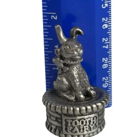 Torino Pewter Tooth Fairy Keepsake Box Rabbit 2" Tall Trinket Box NOS USA Made