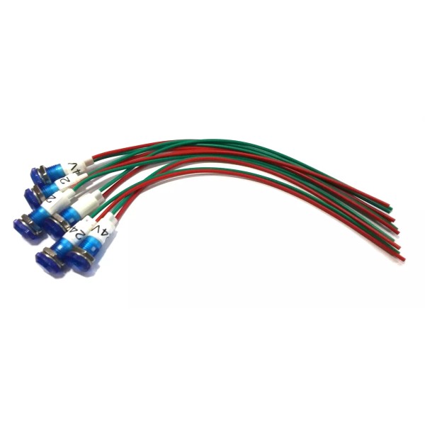 BBT 6 BBT 24 volt Waterproof Blue LED Low-Profile Indicator