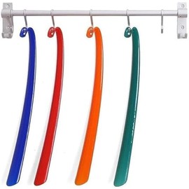 Galyacht Green Plastic Shoehorn, Long Handle Plastic Shoe Horn for Men and Women, Portable, and Lightweight, Nice Design,Shoe Horns and Boot Jacks