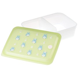 Skater PAS9AG-A Bento Box, Antibacterial, Fluffy, 28.4 fl oz (850 ml), Large Capacity, Packing, Integrated Type, Air Valve Included, 1 Tier, My Neighbor Totoro