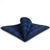 S&W SHLAX&WING Navy Pocket Square for Suit Silk Handkerchief XL