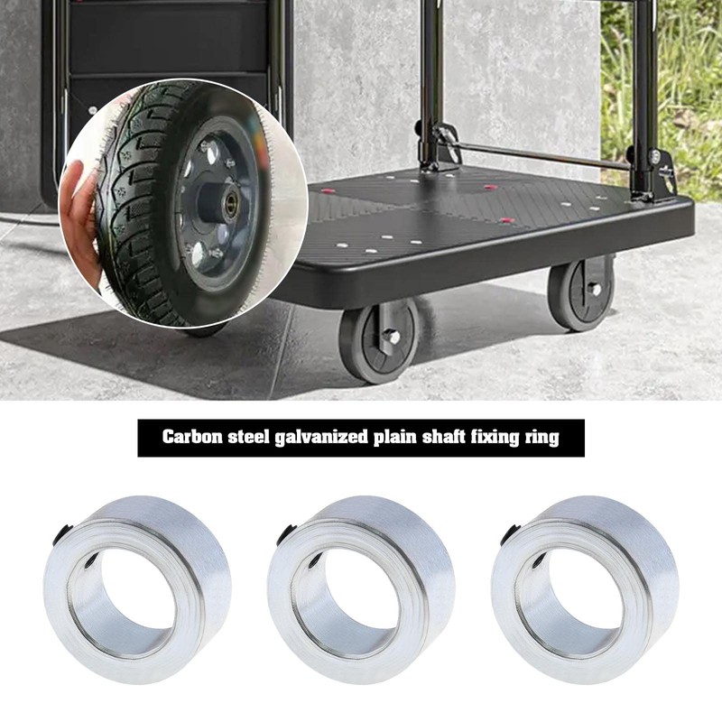 EMSea 8PCS Shaft Collars 20mm Adjusting Rings Positioner Ring Galvanised