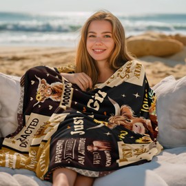 Bariceneth Highland Cow Gifts, Cow Blanket 50"x60", Highland Cow Gifts for Women, Highland Cows Blanket