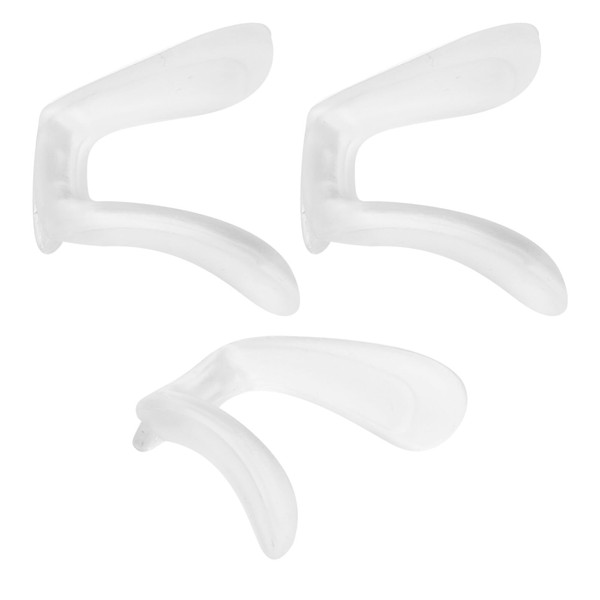 Healvian 3pcs Comfortable Pad Silicone Pads Bridge Pads Silicone Eyeglass