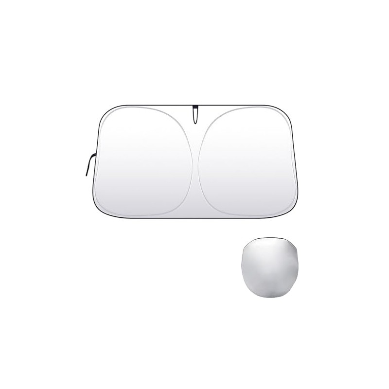XUNQUCOM Car Front Glass Sunshade Silver Coated Cloth Summer car