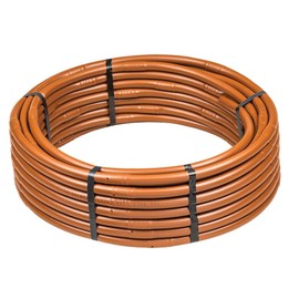 Orbit 67376 - 1/2" x 100' 1 GPH Pressure-Compensating Drip Emitter Tubing Brown