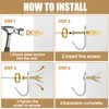 100 PCS Self Drilling Drywall Anchors with Screws – Heavy