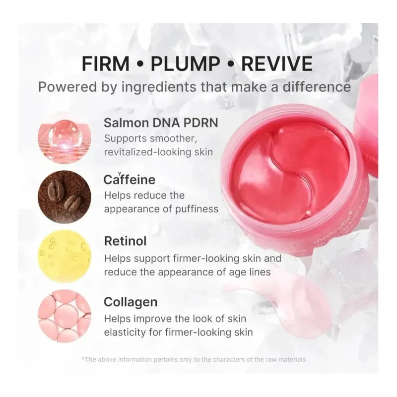 Medicube Pdrn Caffeine Collagen Eye Patch Ojeras Bolsas