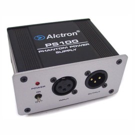 Alctron PS-100 48V Mic Microphone Phantom Power Supply