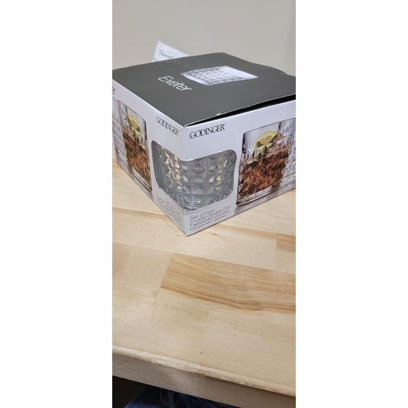 Double Old Fashioned Beverage Glass Cup Exeter by Godinger