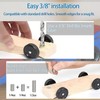 DerbyCraftPro Pinewood Car Weights and Graphite Powder, Steel with Graphite