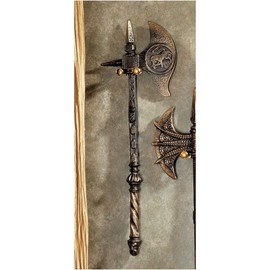 Design Toscano Violet-le-Duc Lion Axe