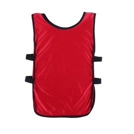 Alomejor 5 Colours Netball Rugby or Football Training Bib Sports Vest Childrens Football Sport Bib, red