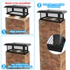 Chimney Cap Chimney Cover,Fireplace Chimney Caps for Outside 14"x30",Chimney Flue