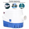 Bilge Submersible Pump Electric Automatic Water ABS Accessory for Drainage