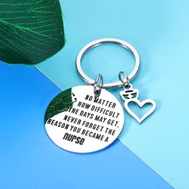 Nurse Accessories for Work Nurse Gift Keychain for Women Men Nurse Week Day Appreciation Thank You Gift for Nurse Practitioner Graduation Gift for Nursing Student Thanksgiving Christmas Birthday Gift