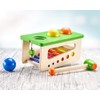 Selecta 62017 Battino wooden punch game, 22 cm, multi-coloured