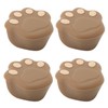 12 Pcs Corner Protector Cat Paw Shape Silicone Material 3.8x3.8x1.9cm
