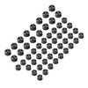 YDLMT 53 Pcs Gloss Black Motorcycle Engine Bolt Head Covers/Topper