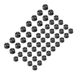 YDLMT 53 Pcs Gloss Black Motorcycle Engine Bolt Head Covers/Topper Caps Compatible With 2017-2022 Harley Touring Road King Electra Street Glide