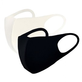 K-2 Reusable 3D Contoured Adult Mask - 1 Piece Black Mask, 1 Piece 3ea