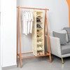 Berdeng Hanging Shoe Organizer for Closet with Side Mesh Pockets，Hat