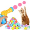 Cat Toy, Cats, Toy, Ball, Mixed Colors, 1 Ball Launcher,