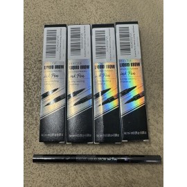 Kiss 4x HelloKiss Hello kiss Precise Double Headed Liquid Eyebrow Pen #03 Dark Brown