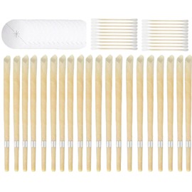 20 Pcs of Ear Wax Removal Kit,Convenient to Use,Includes Double Pointed Cotton Swab(A)