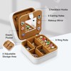 Parima Small Jewelry Box for Girls, Travel Initial Jewelry Box