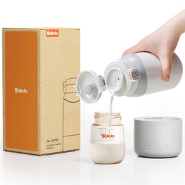 BOLOLO Portable Milk Warmer Pro for Travel, Detachable Bottle Warmer with Rapid and Stable Heating for Breast Milk & Water, 17.5 oz Capacity and Extended Battery Life for on the Go