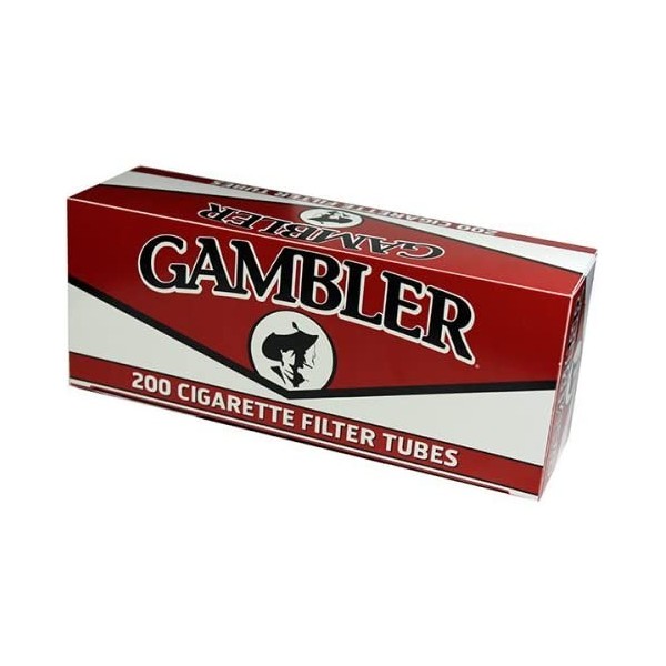 Gambler REGULAR KING SIZE RYO Cigarette Tubes 200ct Box (5 Boxes)